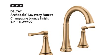 Lavatory Faucet Champagne