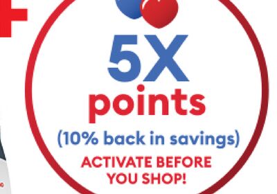 5X points Royal Canin® dog (4.5-7.7 kg) and cat (2.4-3.2 kg) food