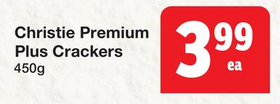 Christie Premium Plus Crackers