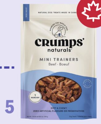Crumps' Naturals Mini Trainers Beef Dog Treats