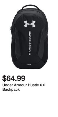 Under Armour Hustle 6.0 Backpack