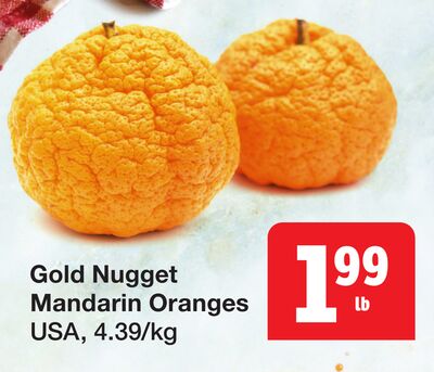 Gold Nugget Mandarin Oranges
