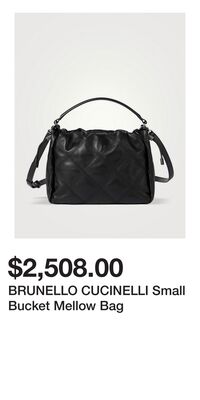 BRUNELLO CUCINELLI Small Bucket Mellow Bag