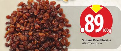 Sultana Dried Raisins