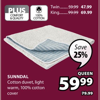 Sunndal Cotton duvet