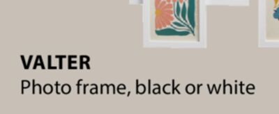 VALTER Photo frame