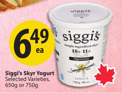 Siggi's Skyr Yogurt