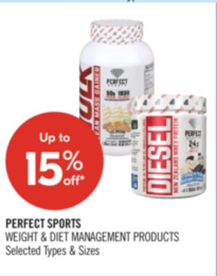 PERFECT SPORTS WEIGHT & DIET MANAGEMENT PRODUCTS