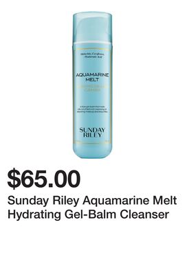 Sunday Riley Aquamarine Melt Hydrating Gel-Balm Cleanser