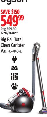 Dyson Big Ball Total Clean Canister Vac