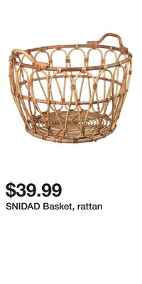 SNIDAD Basket, rattan