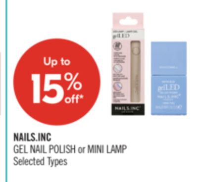 NAILS.INC GEL NAIL POLISH or MINI LAMP