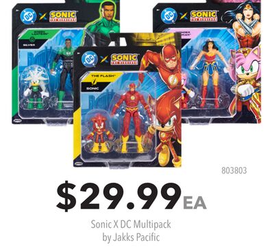 Sonic X DC Multipack by Jakks Pacific