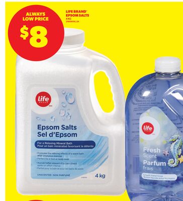 LIFE BRAND® EPSOM SALTS, 4 KG