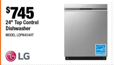 24" Top Control Dishwasher