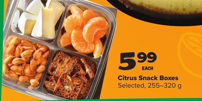 Citrus Snack Boxes