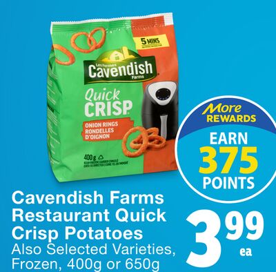 Cavendish Farms Restaurant Quick Crisp Potatoes