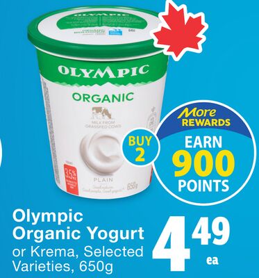 Olympic Organic Yogurt