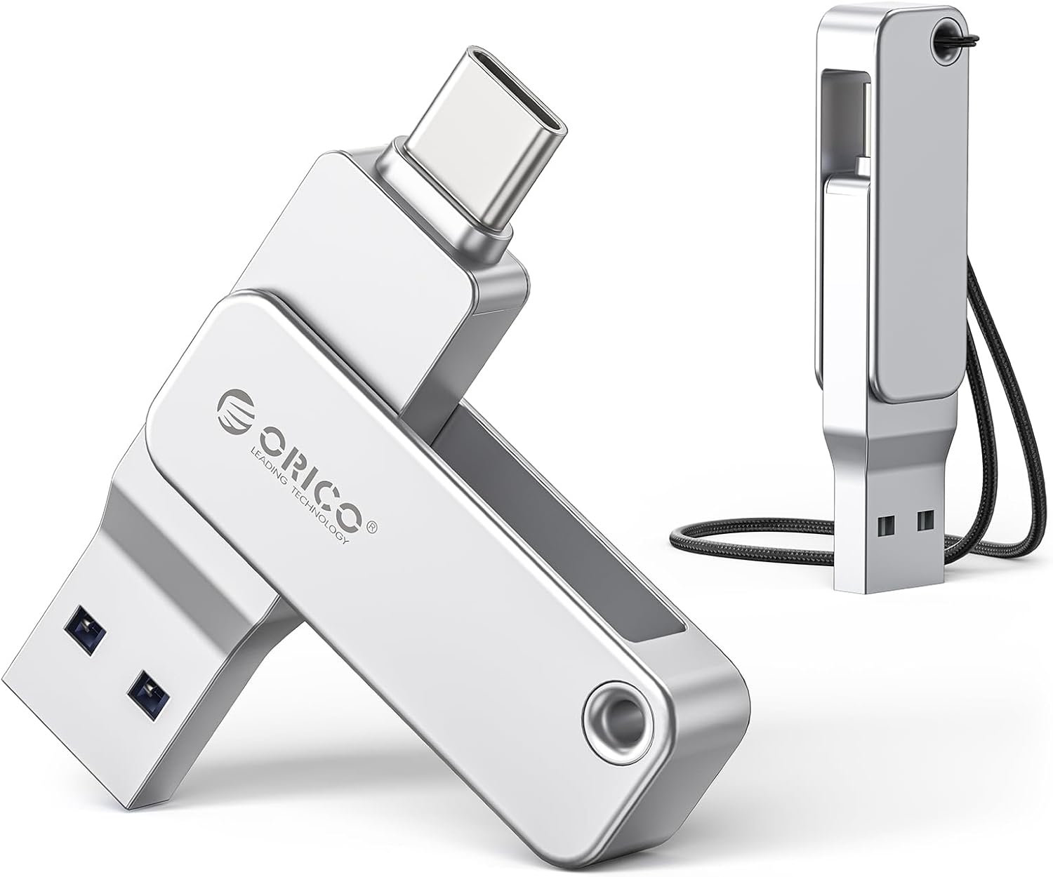 [Amazon.ca] ORICO 64GB Dual USB Flash Drive USB-C & USB-A Mini Thumb Drive - $25.68 (30% off)