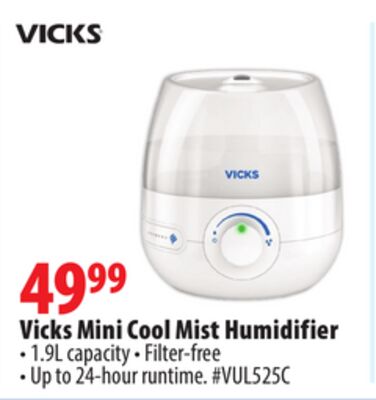 Vicks Mini Cool Mist Humidifier