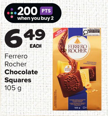 Ferrero Rocher Chocolate Squares