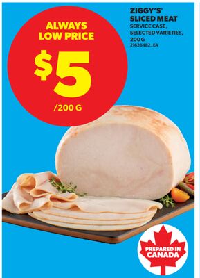 ZIGGY'S® SLICED MEAT, 200 G