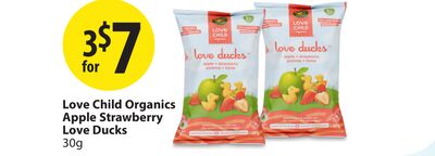 Love Child Organics Apple Strawberry Love Ducks