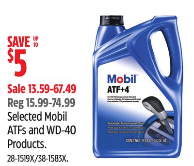 Mobil Selected Mobil ATFs and WD-40 Products
