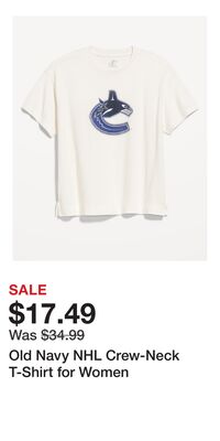 Old Navy NHL Crew-Neck T-Shirt for Women