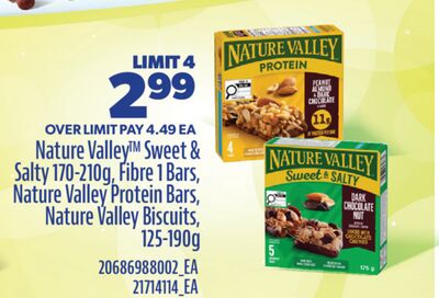 NATURE VALLEY SWEET & SALTY, 170-210G, FIBRE 1 BARS, NATURE VALLEY PROTEIN BARS, NATURE VALLEY BISCUITS, 125-190G