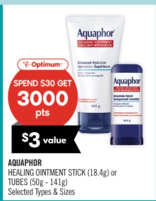 AQUAPHOR HEALING OINTMENT STICK (18.4g) or TUBES (50g - 141g)
