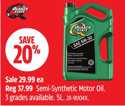 Quaker State Semi-Synthetic Motor Oil