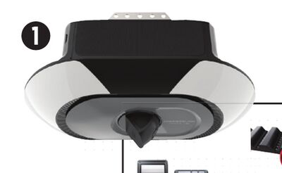 11⁄4-HP Belt-Drive Garage Door Opener and Camera.
