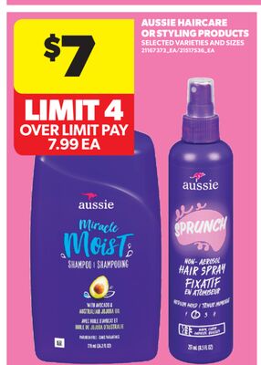 AUSSIE HAIRCARE OR STYLING PRODUCTS