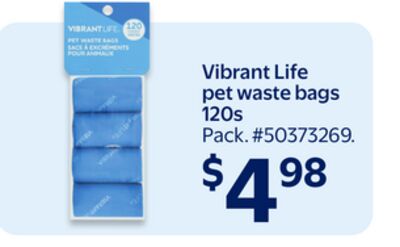 Vibrant Life pet waste bags 120s