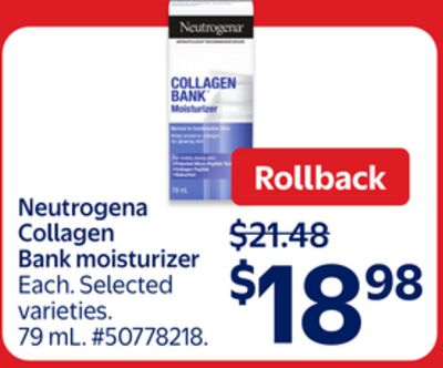 Neutrogena Collagen Bank moisturizer
