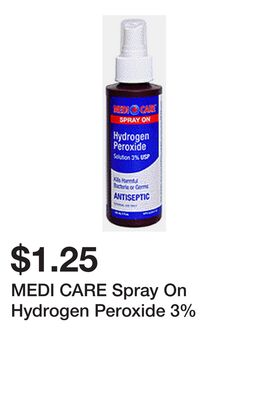 MEDI CARE Spray On Hydrogen Peroxide 3%