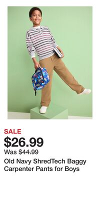 Old Navy ShredTech Baggy Carpenter Pants for Boys