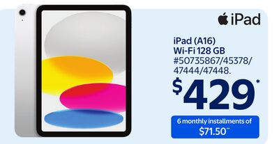 iPad (A16) Wi-Fi 128 GB