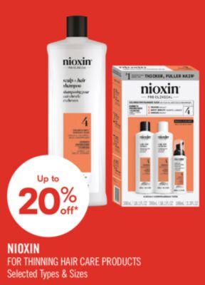 NIOXIN FOR THINNING HAIR CARE PRODUCTS