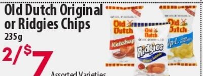 Old Dutch Original---or Ridgies Chips