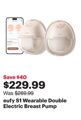 eufy S1 Wearable Double Electric Breast Pump