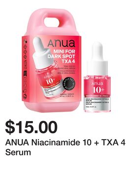 ANUA Niacinamide 10 + TXA 4 Serum