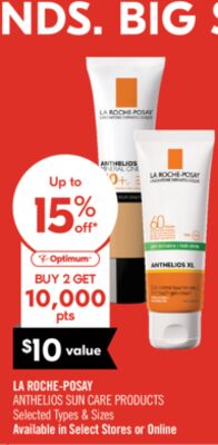 LA ROCHE-POSAY ANTHELIOS SUN CARE PRODUCTS