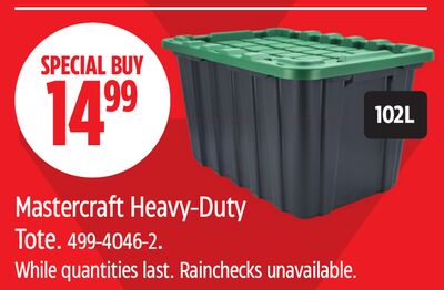 Mastercraft Heavy-Duty Tote.