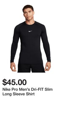 Nike Pro Men's Dri-FIT Slim Long Sleeve Shirt
