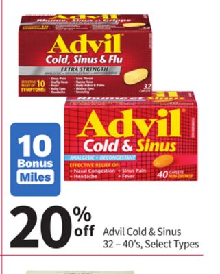 Advil Cold & Sinus
