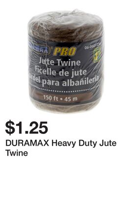 DURAMAX Heavy Duty Jute Twine