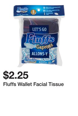 Fluffs Wallet Facial Tissue