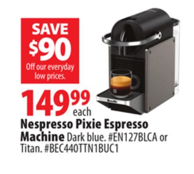 Nespresso Pixie Espresso Machine